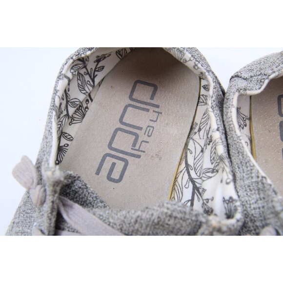 Hey Dude Wendy Linen Shoes Sneakers Women's Walking Comfort Sz 9 Eur 40 - Picture 8 of 12